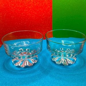 Studio Nova Citadel Footed Dessert Glass Bowls Made In Japan Set Of 2